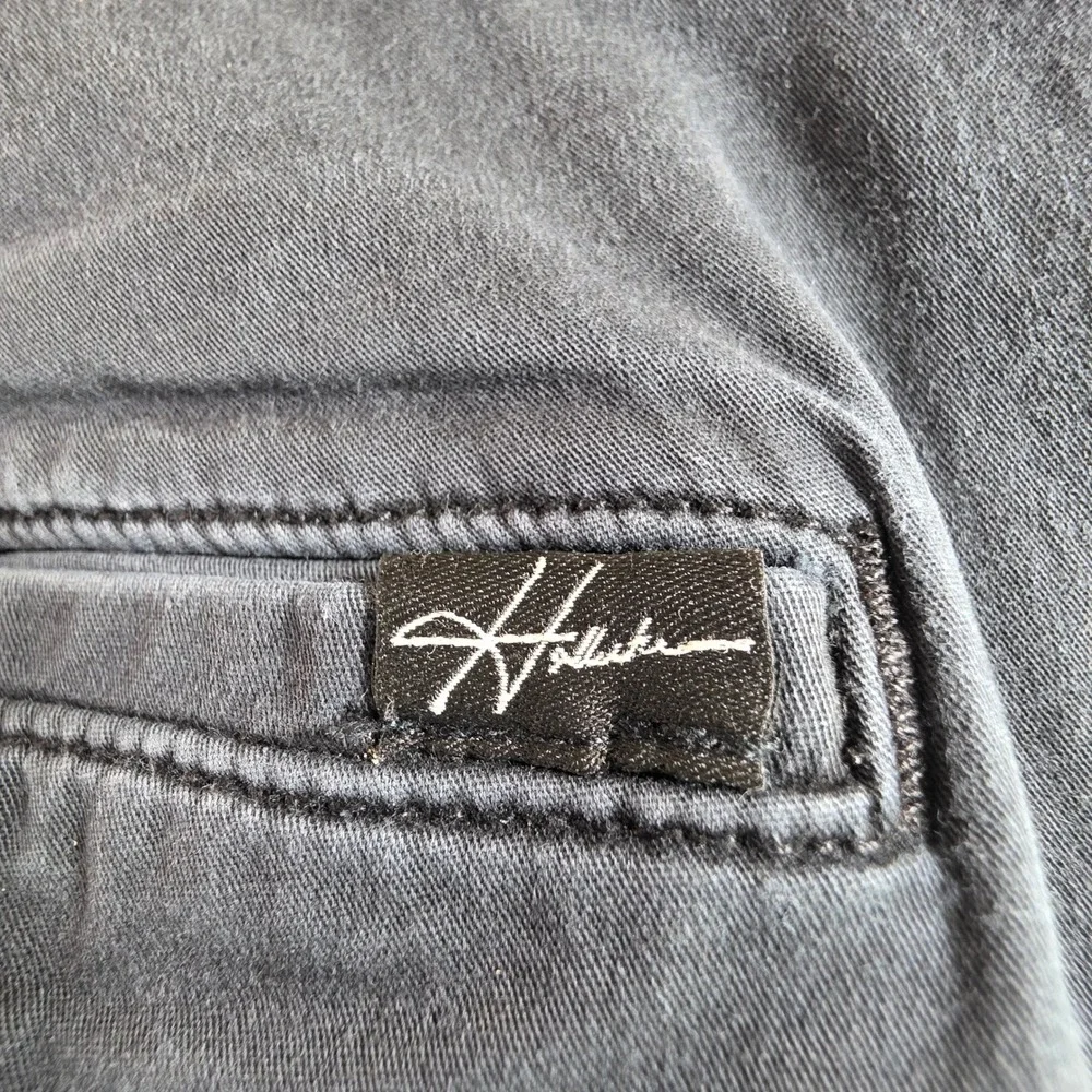 Hollister Epic Flex Skinny Chino Pants Mens 33x32 Charcoal Gray Stretch Twill